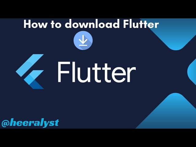 How to download flutter on your PC. Set the path. And run your first Application.💻 #flutter #coding 