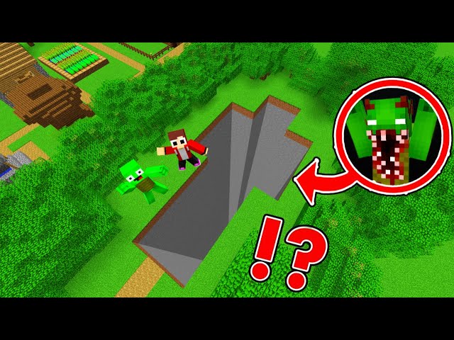 Where DOES THIS BIGGEST MIKEY PIT LEAD in Minecraft ? – Maizen