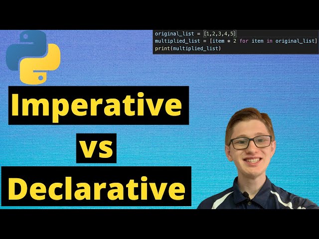 Imperative vs Declarative Programming (Python Tutorial 63)