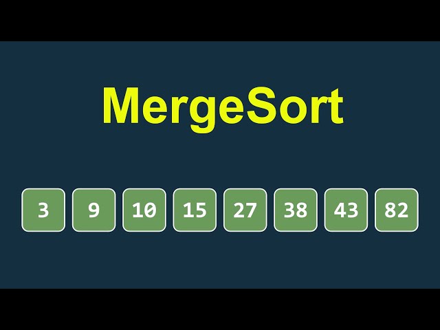 Merge Sort Algorithm Visually Explained | Sorting Algorithm | Computer Science