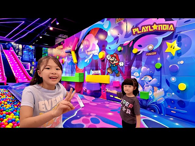 Play Mario Obstacle Course, Light Slide, Roblox Obby in Children's Playground