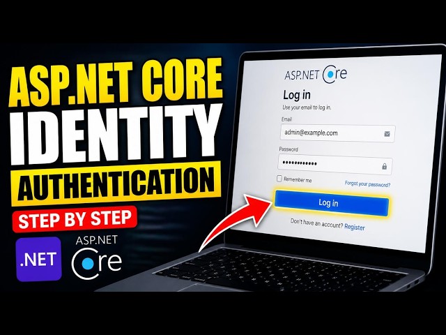 How to authenticate with ASP.NET Core Identity for modern login UI - Step By Step