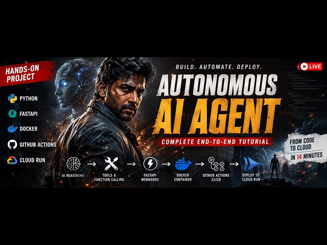 Build and Deploy an Autonomous AI Agent Pipeline (Python, FastAPI, Docker, CICD)
