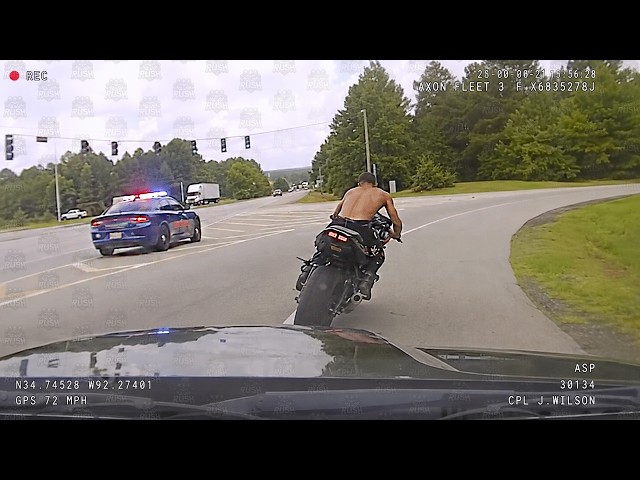 Most INSANE Motorcycle Police Chases Ever Caught On Camera