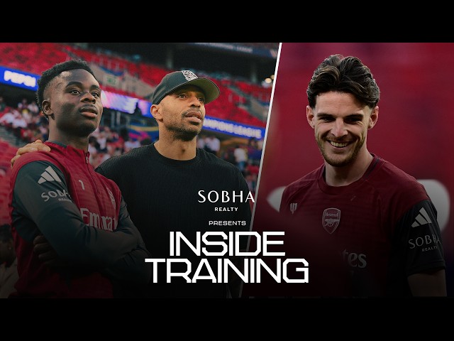 ARSENAL STARS GET READY FOR CHAMPIONS LEAGUE FINAL 💪 |  Prepping for PSG |  INSIDE TRAINING