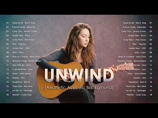 UNWIND — This Calm Acoustic Playlist Hits Different at Night