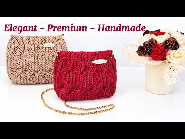 A Stunning Crochet Bag Made Easy ✨ Simple Pattern , Elegant Result