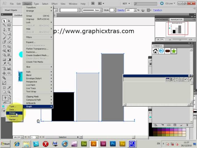How To Use Columns In Graph Tool In Illustrator