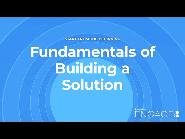 Fundamentals of Building a Solution