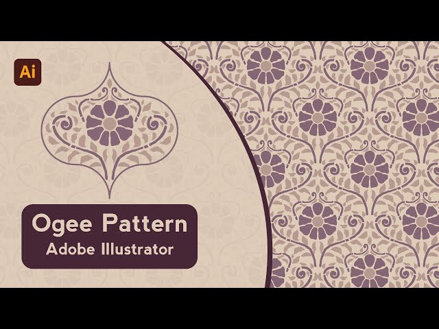 How to Make Ogee Patterns in Adobe Illustrator (Step-by-Step Tutorial)