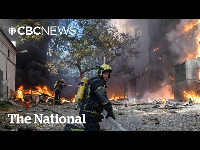 Kyiv science academy hit by Russian jet-drone strike