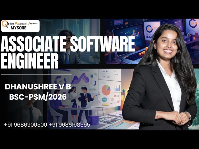 The Success Story of Ms. Dhanushree V B as an Associate Software Engineer.