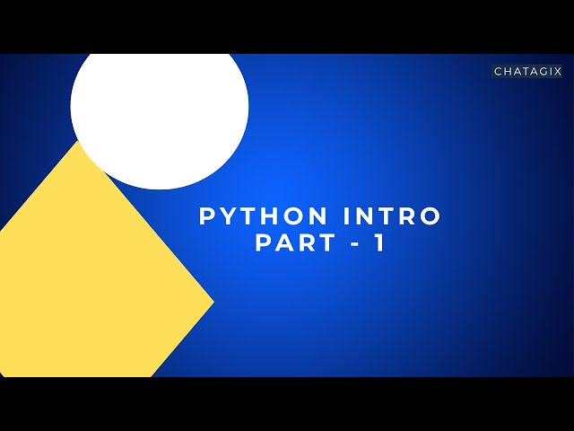 Python Tutorial for Beginners | Introduction to Python | Aivora