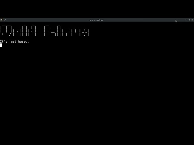 Void Linux ASCII