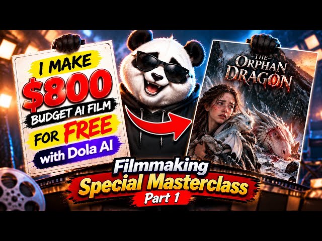 I make $800 Budget Ai Film For Free with Dola Ai || Ai Film making master class 1