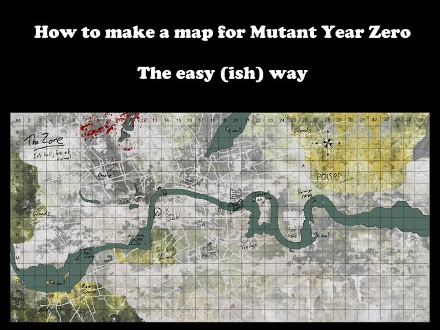 Mutant Year Zero inspired zone map tutorial (Nov 2023 see comments for important change)