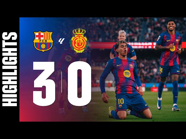 FC BARCELONA 3 vs 0 MALLORCA | LA LIGA 2025/26 JORNADA 23 🔵🔴