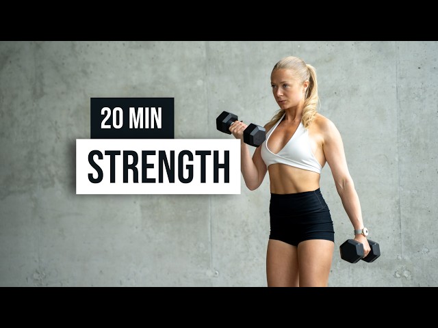 20 MIN Full Body With Weights - Dumbbell Only Workout At Home or In The Gym