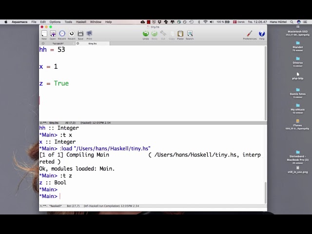 Programming Paradigms - Session 1 (Typed functional programming), section 2