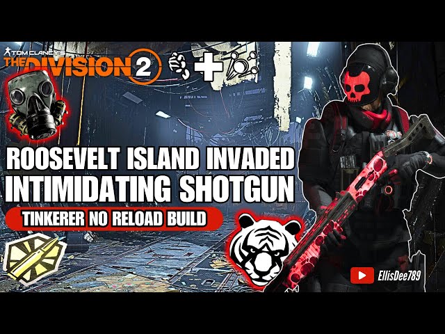 Roosevelt Island INVADED + ROGUE AGENTS | GOLDEN BULLET | INTIMIDATING Shotgun Build - Division 2