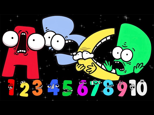 ABC Song + Color Numbers Song | Learn A–Z, Colors & Numbers 1–10 for Kids