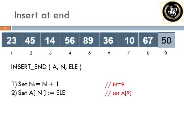 Lecture 5   Array Insertion