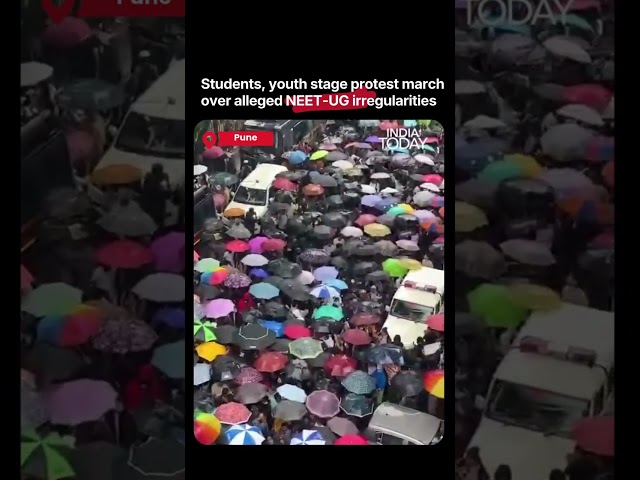 Pune Students March Over Alleged NEET-UG Paper Leak, Demand Exam Reforms and Accountability | #neet