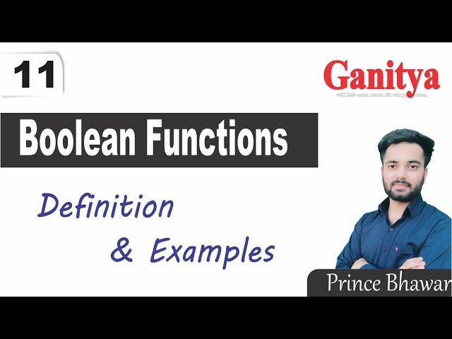 Boolean Functions | IN HINDI | Boolean Function Defination | Equivalent Boolean Expression