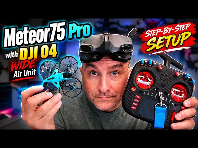 Meteor75 Pro DJI O4 Setup Guide (Step-by-Step ELRS + Betaflight + Goggles)