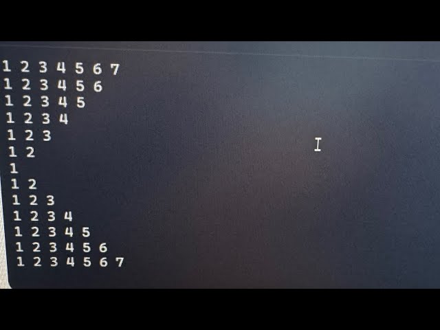 Java Programme To Print Pattern10