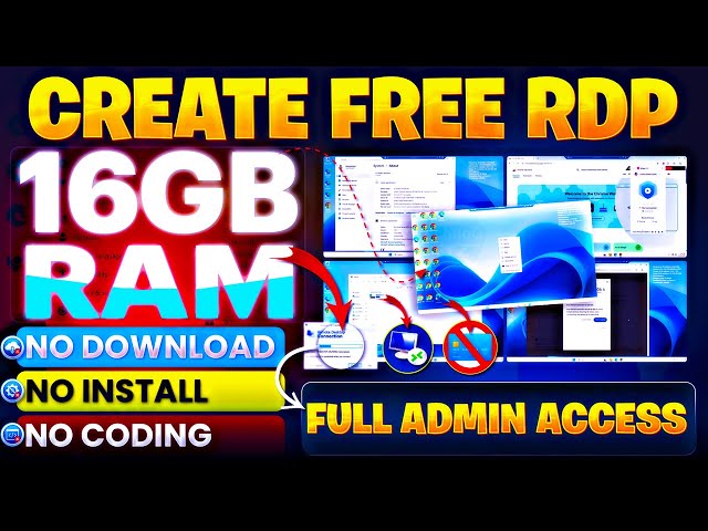 How to Create Free Windows RDP 2026 | Full Admin Access | RDP kaise banaye | cloud rdp | rdp cal