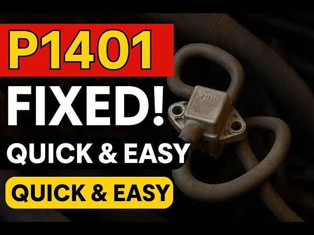 P1401 Code FIXED!  Quick & Easy Repair for DPFE/EGR Flow Issues