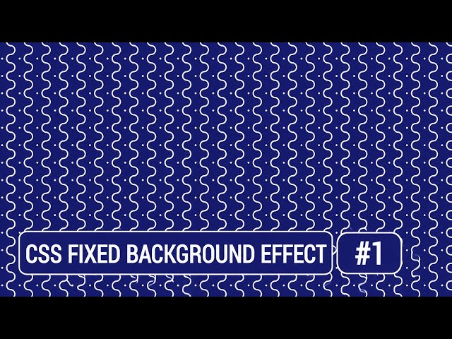 CSS Fixed Background Effect. Tutorial for beginners. #html #css #background #ui #effect #fyp #1st 