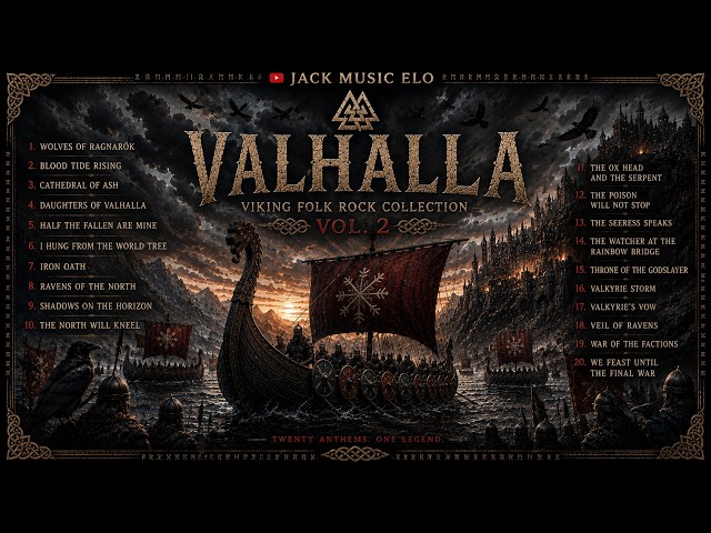 VALHALLA VOL.2 ⚔️ Viking Folk Rock Collection | Norse Mythology Music | Epic Celtic Nordic Rock