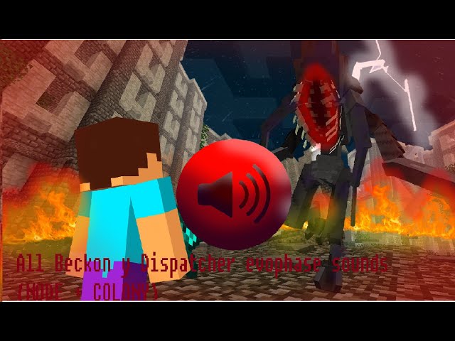 Scape and run Parasites all evo Beckon and Dispatcher sounds (minecraft 1.12.2)