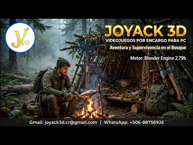 JOYACK3D - I develop 3D and 2D video games using Blender Engine 2.79b (Custom orders only)