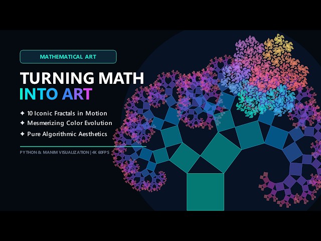 Turning Math Into Art: 10 Mesmerizing Fractals in Motion [4K 60FPS]