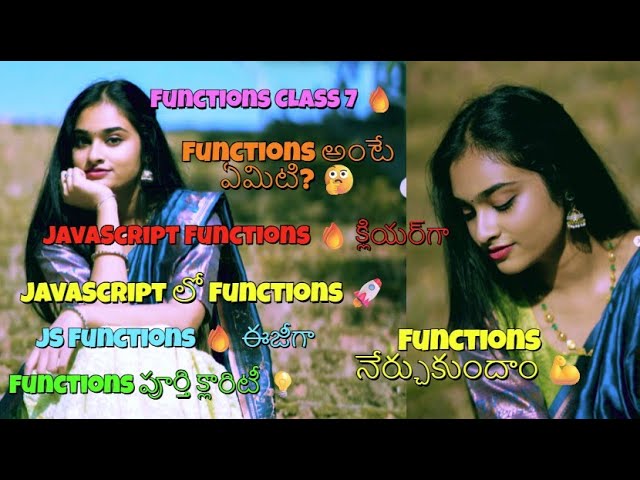Functions in JavaScript Explained | #javascript #easytoupgrade  | CLASS 7