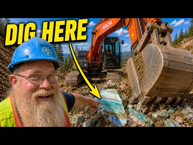 Digging Deeper Than Ever Before! In the Ocean Picture Stone Quarry!