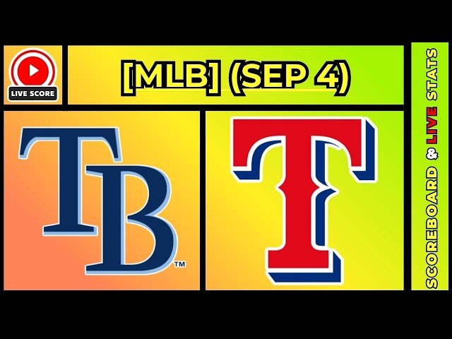 🔴 Tampa Bay Rays vs Texas Rangers | MLB Baseball 04/09/2026 Live SCOREBOARD EN VIVO