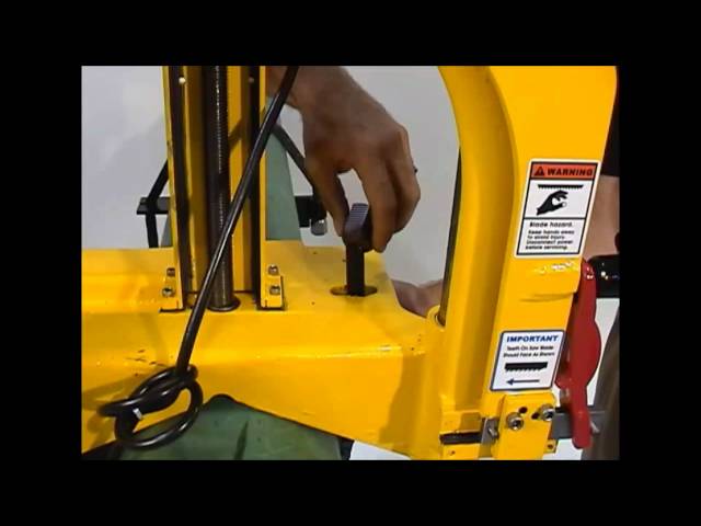 Guillotine Industrial Pipe Saw Set Up by EH Wachs