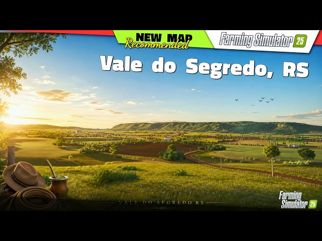 FS25 ★ NEW MAP "Vale do Segredo, RS" - Farming Simulator 25 New Map Review QHD