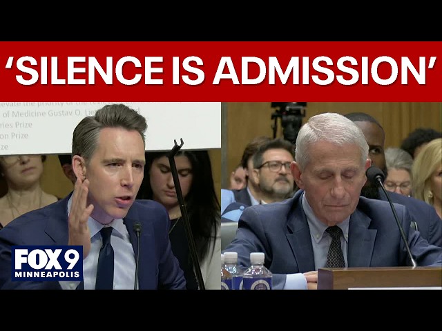 Dr. Fauci grilled by Sen. Hawley over Fifth Amendment responses