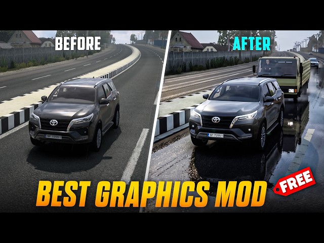 How To Install REALISTIC GRAPHICS Mod In ETS2 1.60 For FREE | Best Graphics Mod (2026)