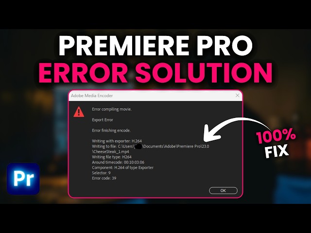How To Fix Adobe Premiere Pro Error Compiling Movie (2026)