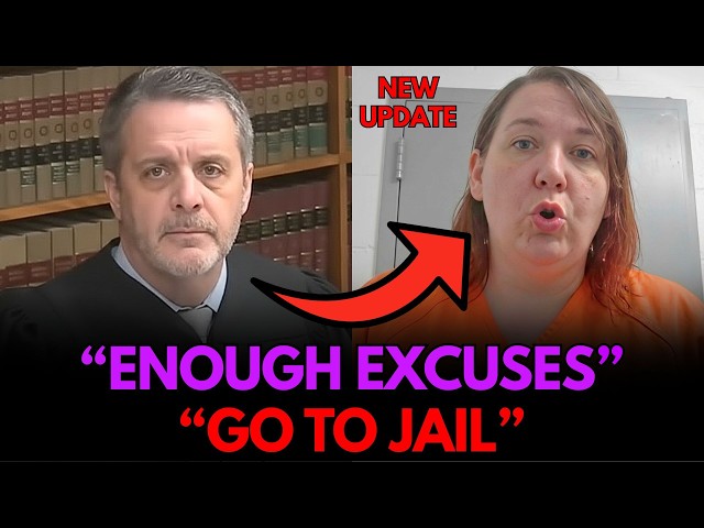 Judge couldn't hide his laughter at her excuses & IMMEDIATELY stopped when he sent her to jail