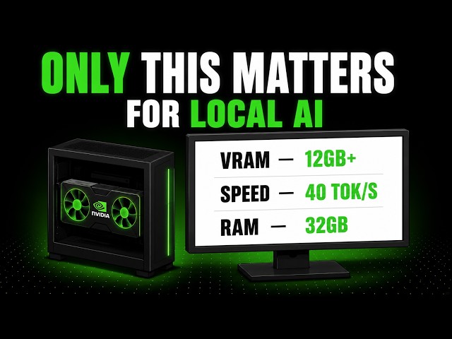 Everything That Actually Matters for Local AI (Hardware, VRAM & Speed Specs, Etc)