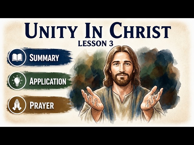 Unity In Christ • Sabbath School Lesson 3 (Q3, 2026) | Summary, Prayers & Application