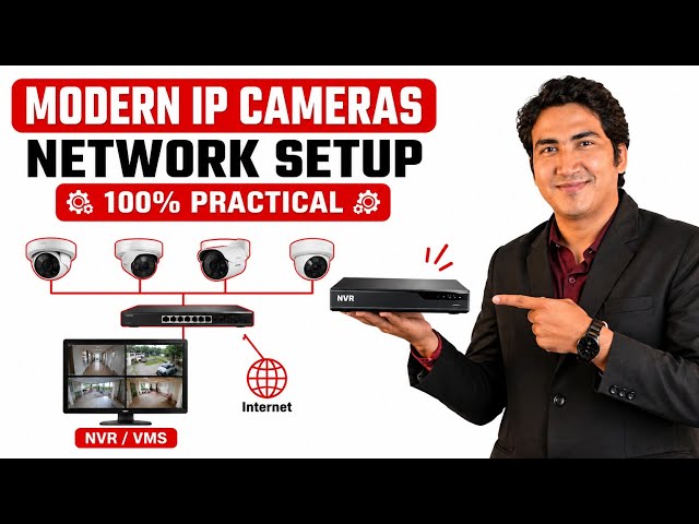 Modern IP Camera's Network Setup | 100% Practical