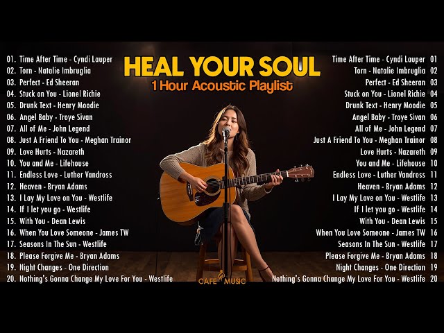 Rainy Days & Coffee 🎶 Relaxing Acoustic Pop Ballads Full Album to Calm Your Anxiety